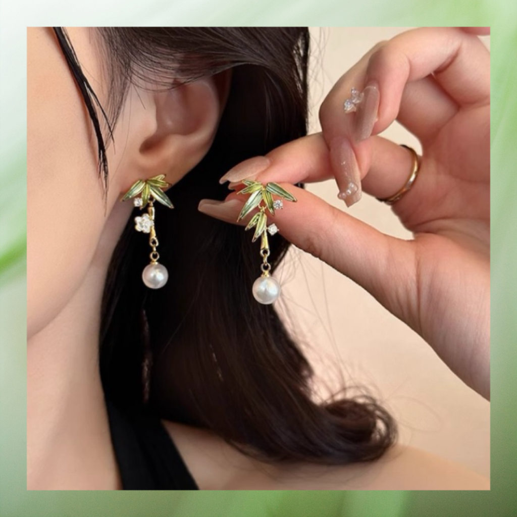 Oriental Bamboo Earrings