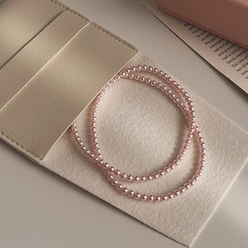 Sakura-Pink Pearl Necklace