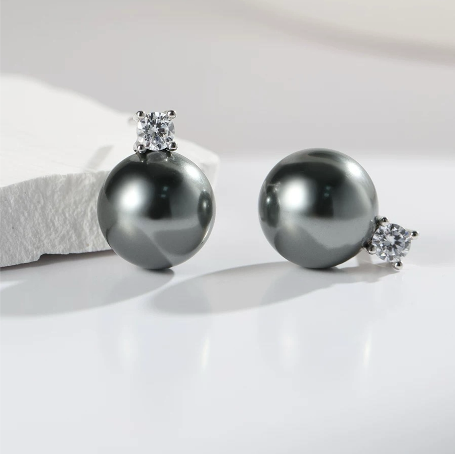 Black Pearl Earrings