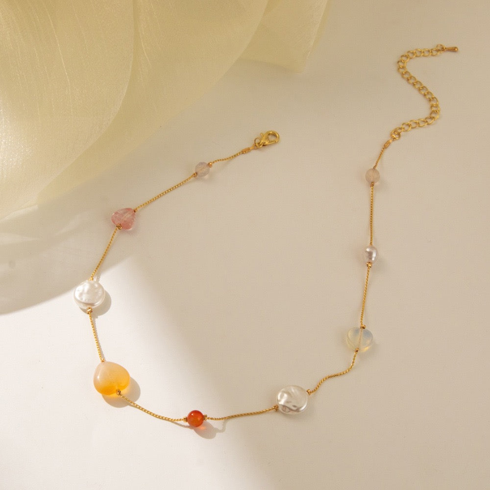 A Versatile Natural Stone Necklace